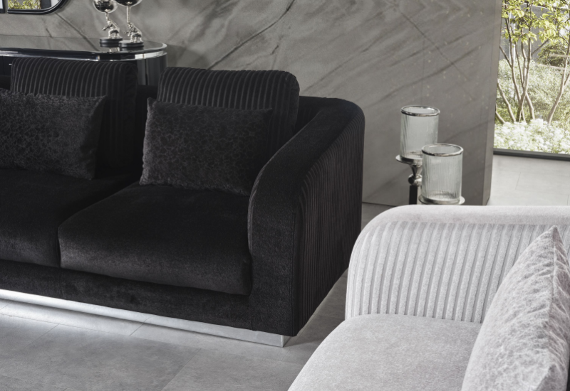 TESLA SİYAH KOLTUK TAKIMI