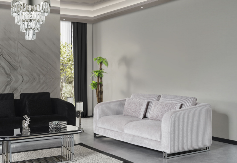 TESLA SİYAH KOLTUK TAKIMI